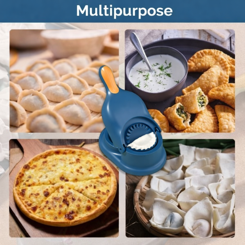 Grosyhub Pro-Form 2-in-1 Gujiya & Dumpling Maker