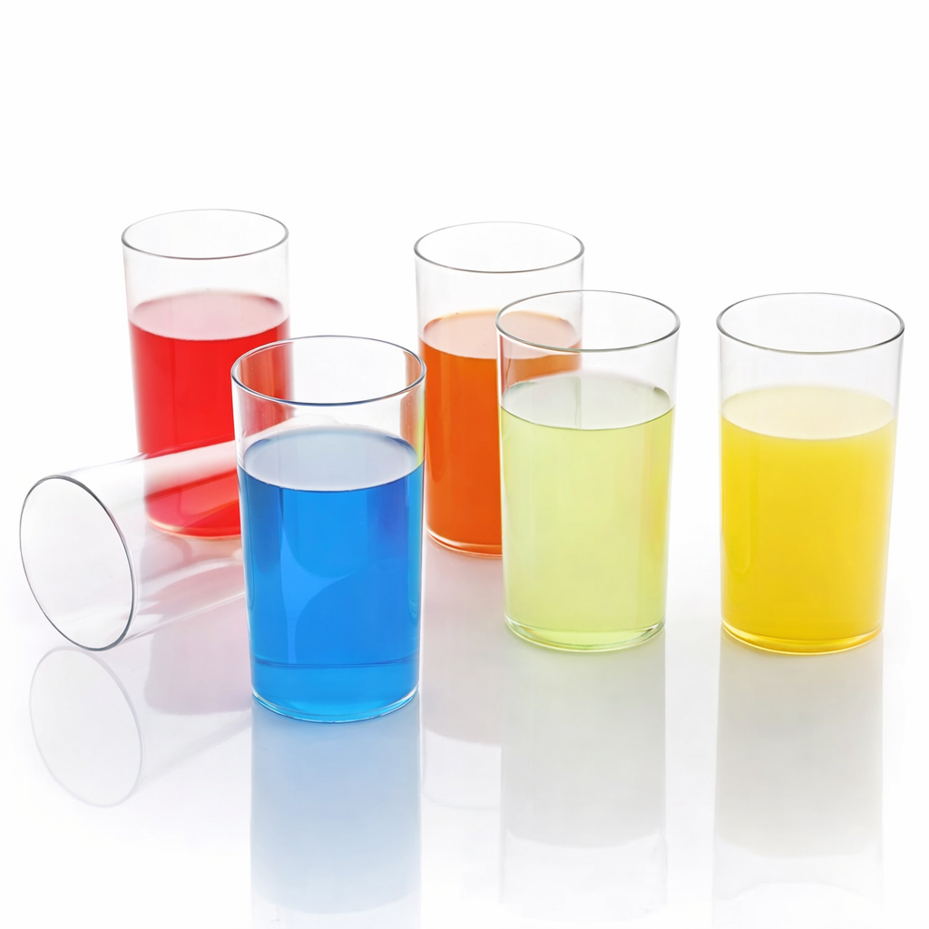 Grosyhub Crystal-Clear Highball Glass Set – 6-Piece Versatile Drinkware Collection