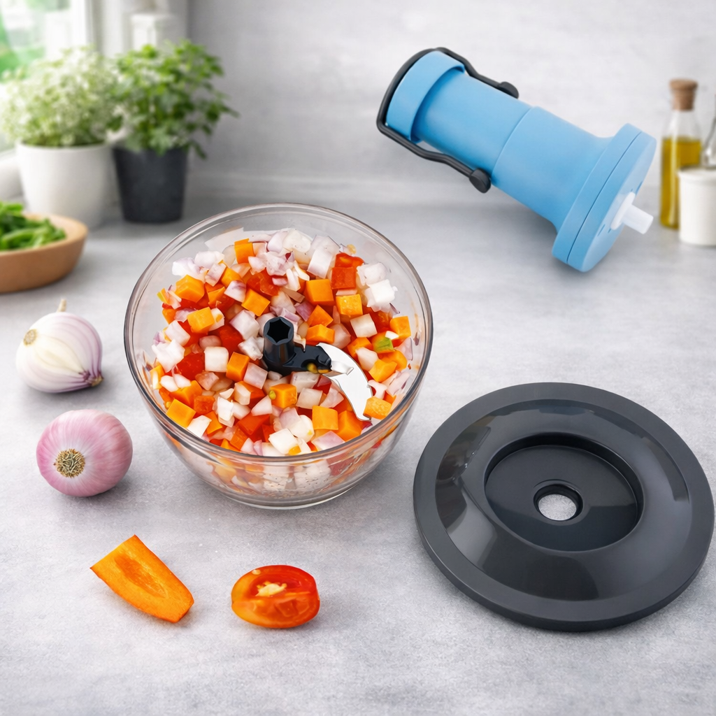 Grosyhub 600ml Elite Push Chopper