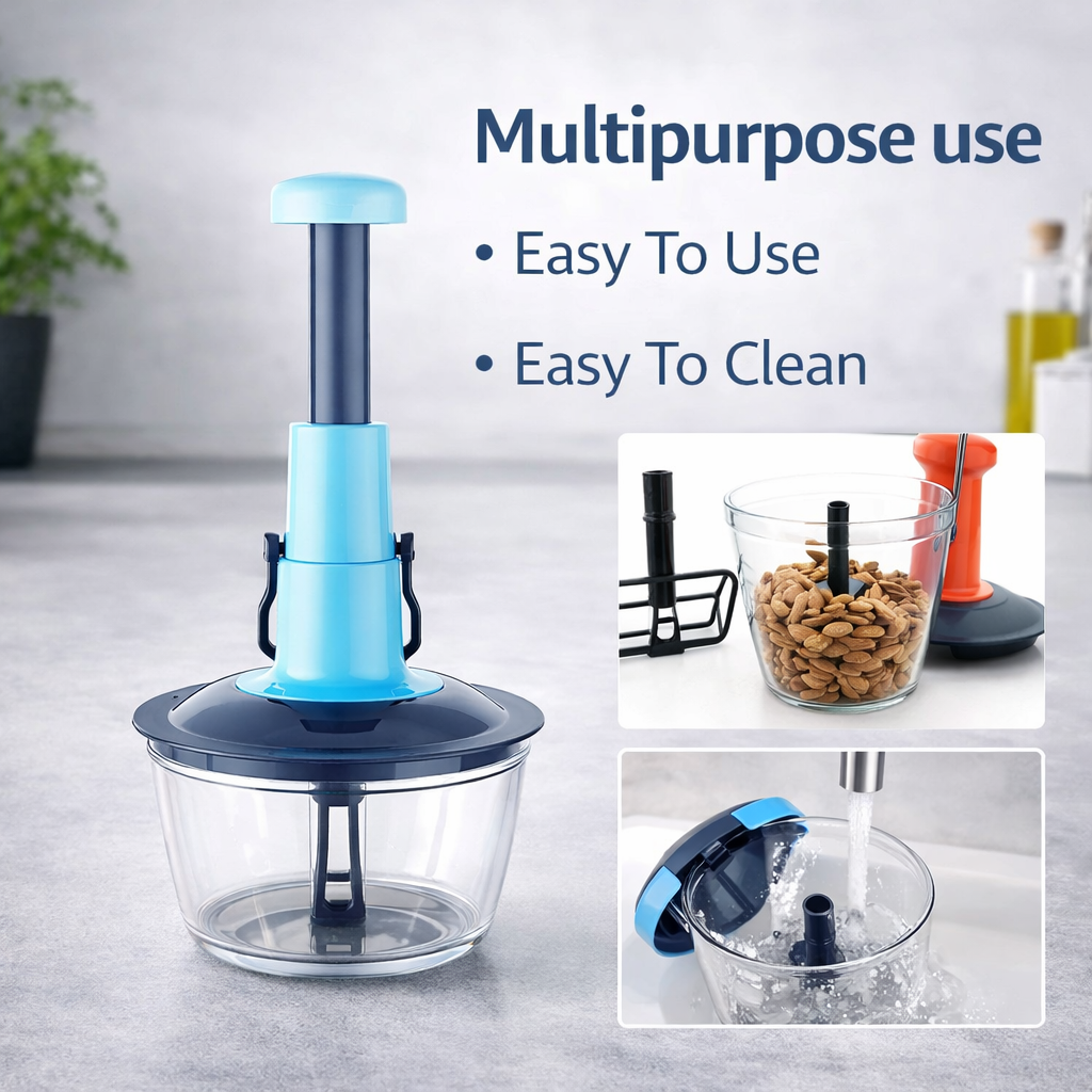 Grosyhub 600ml Elite Push Chopper