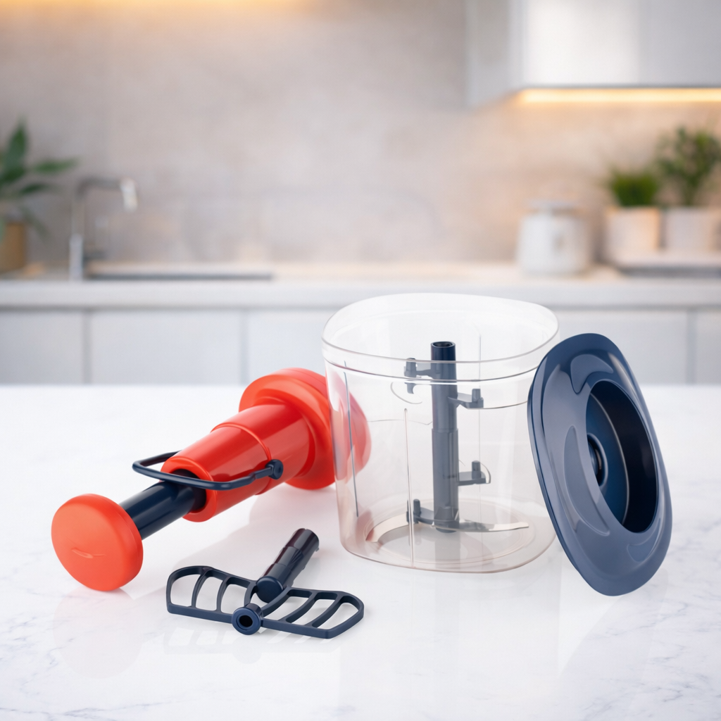 Grosyhub 650ml Square Elite Push Chopper