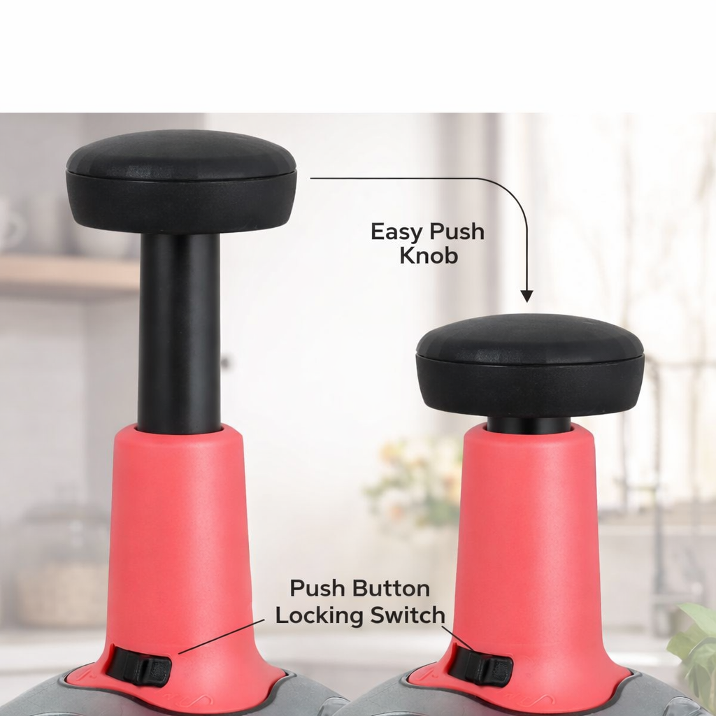 Grosyhub 650ml S-Series Push Chopper