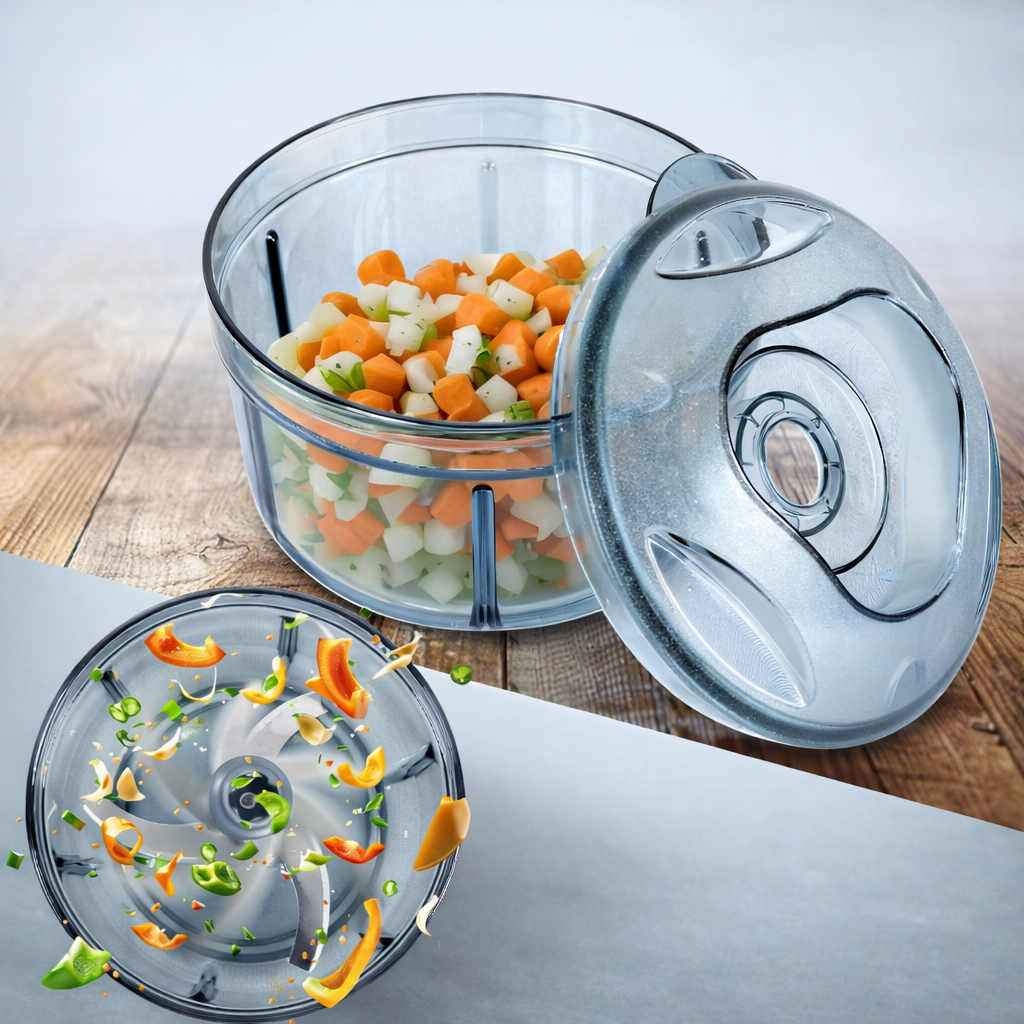 Grosyhub 650ml S-Series Push Chopper