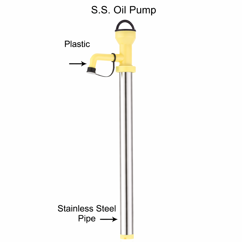 Grosyhub SS Regular Stainless Steel Oil Pump