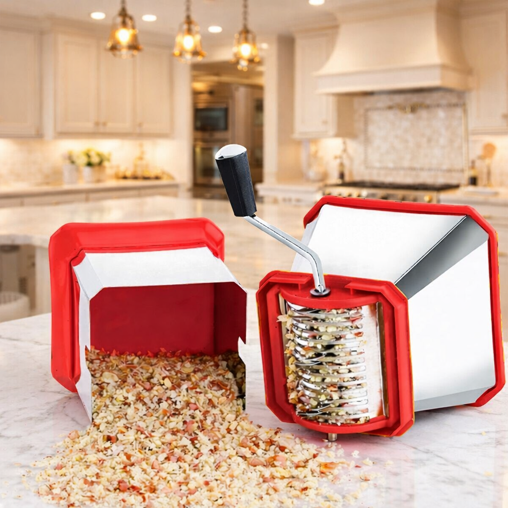 Grosyhub Stainless Steel Chilli & Vegetable Cutter