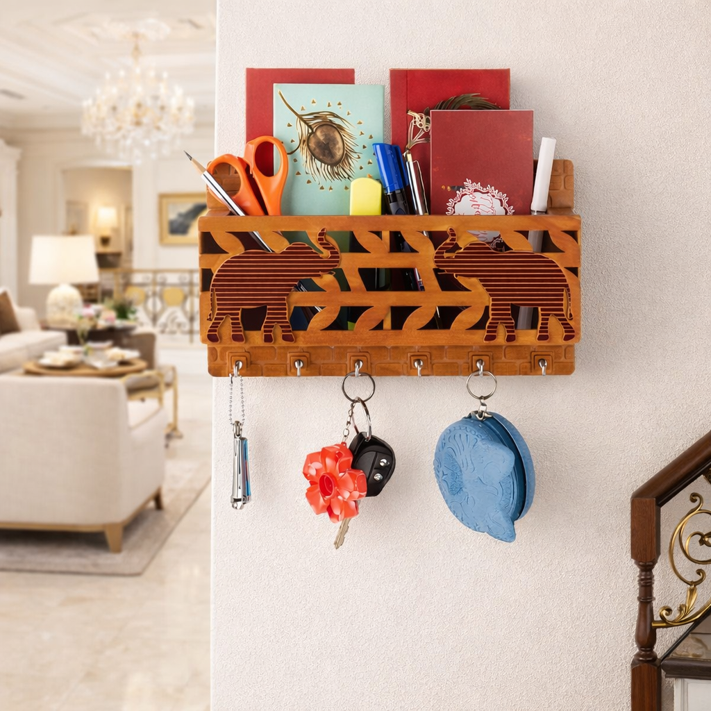 Grosyhub Jumbo Elephant Heritage Key Holder