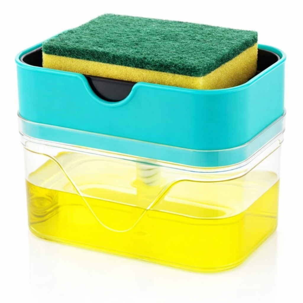 Grosyhub 2-in-1 Compact Dish Soap Dispenser