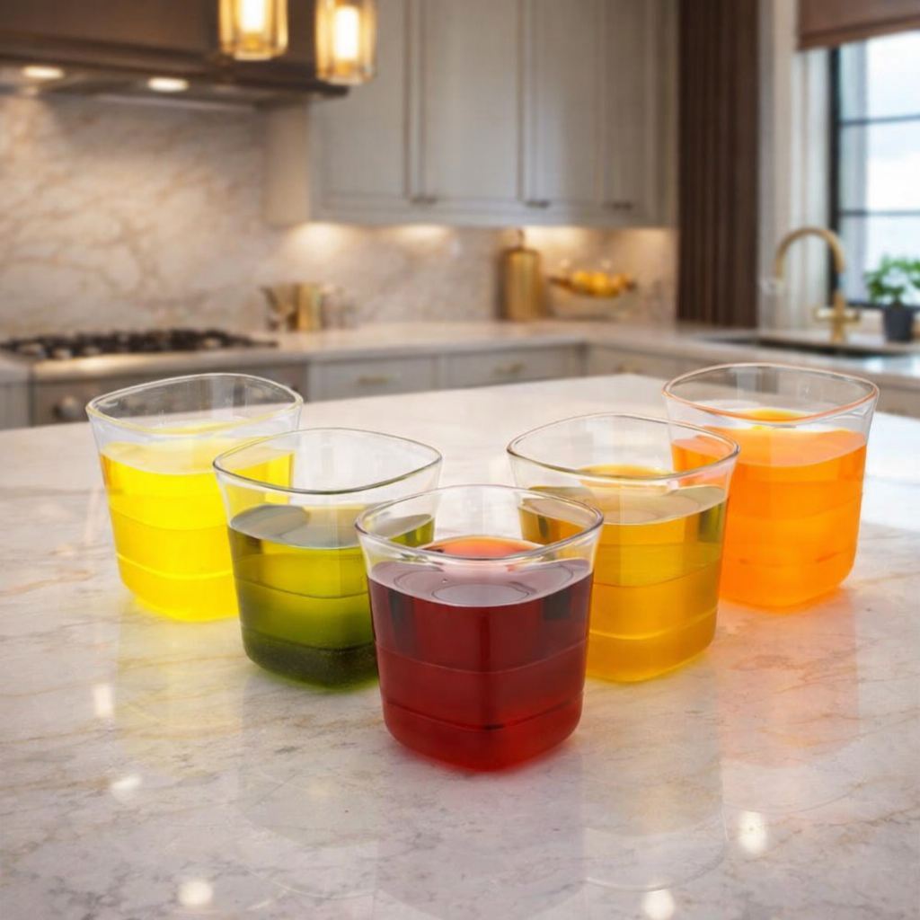 Grosyhub Citrus-Bloom High-Capacity Beverage Pitcher & Tumbler Set