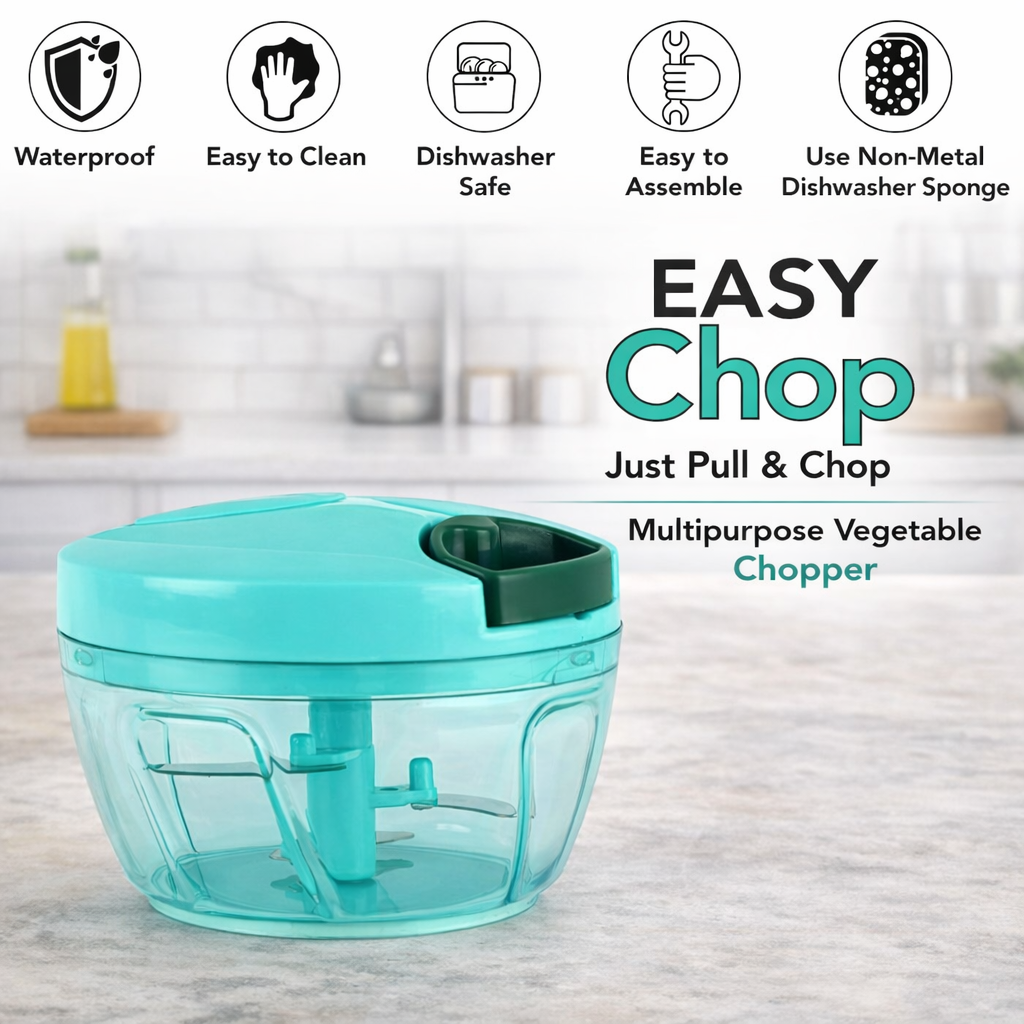Grosyhub 450ml Heavy Quick-Pull Food Chopper