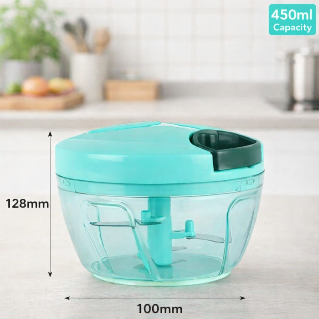 Grosyhub 450ml Heavy Quick-Pull Food Chopper