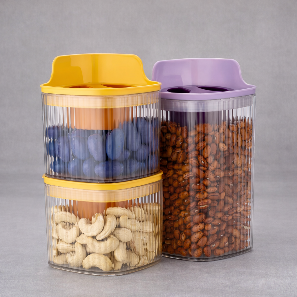 Grosyhub Nestore 3-Piece Airtight Container Set