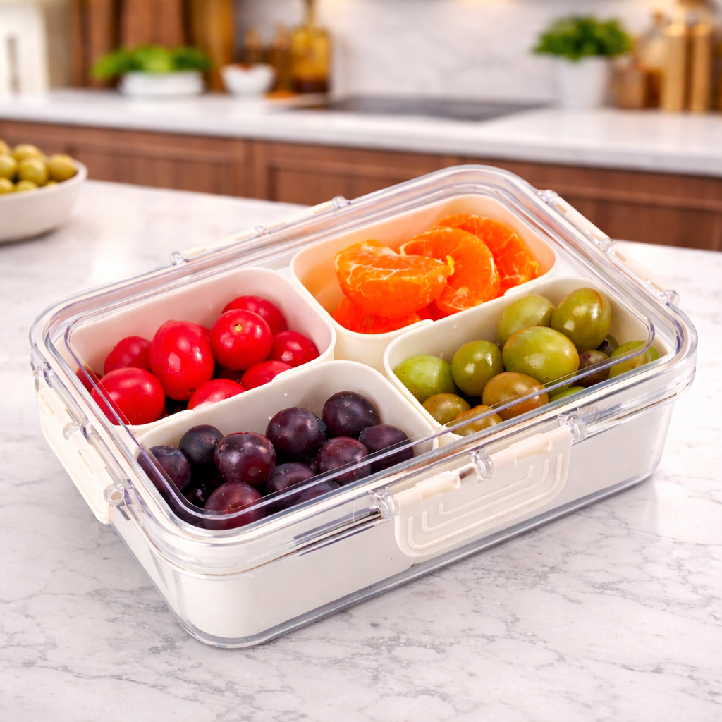 Grosyhub Quad-Elite 4-Compartment Organizer