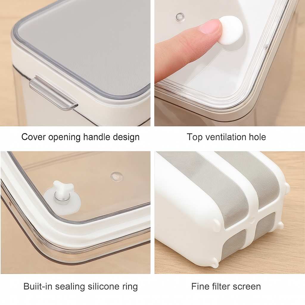 Grosyhub Multifunctional Yogurt Filter with FineYogurt Filter Mesh Strainer (1400 ml)